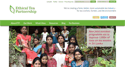 Desktop Screenshot of ethicalteapartnership.org